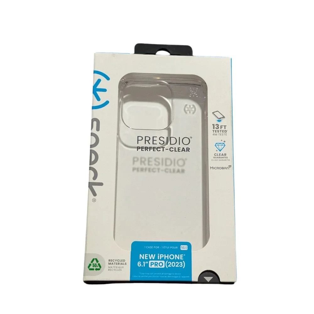 B9.‎ Speck Presidio Perfect-Clear Case for iPhone 15 Pro (6.1